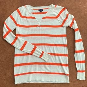Splendid Sweater, Cream/Orange, Women's XS